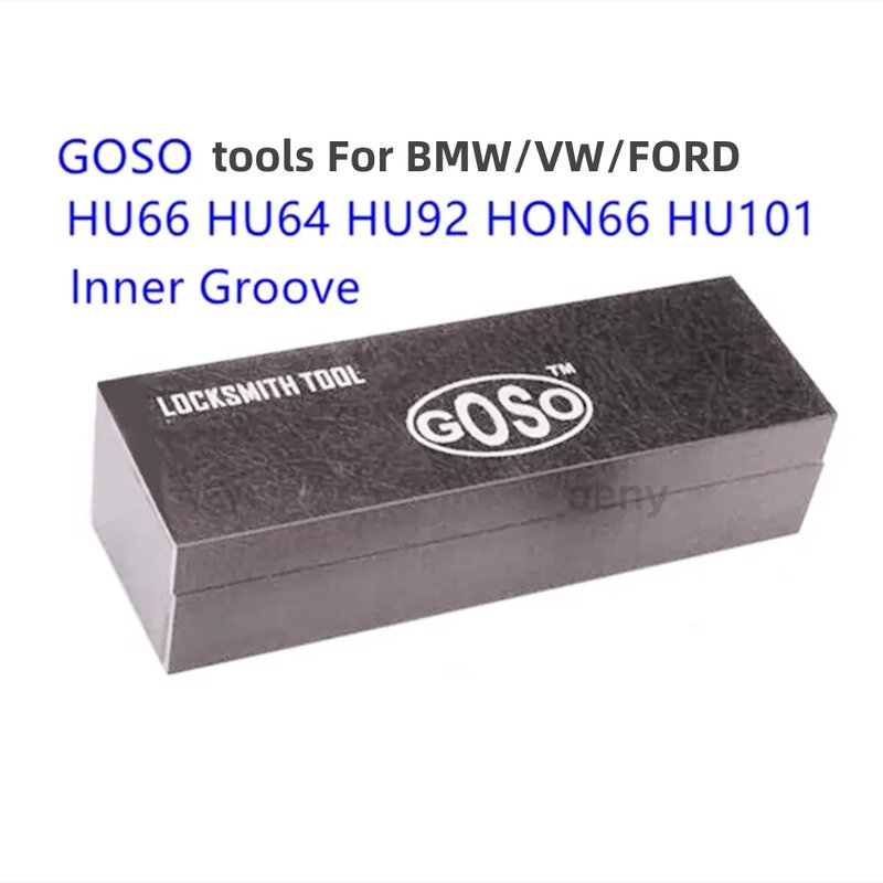 Original GOSO HU66 HU101 Inner Groove Locksmith HU64 HU92 HON66 HU100 locksmith tools for BMW,VW,FORD,Honda