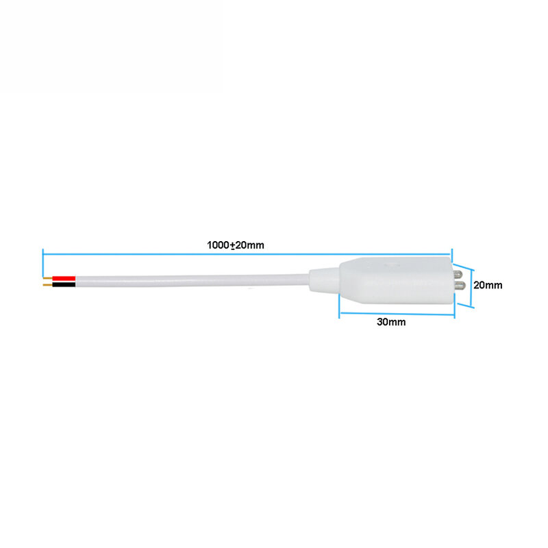 Kabel gebundener Tater-Leckalarm-Detektor Wassers ensor mit zwei Metallstangen 1m Draht für Küchen-Bad-Lecks ensor