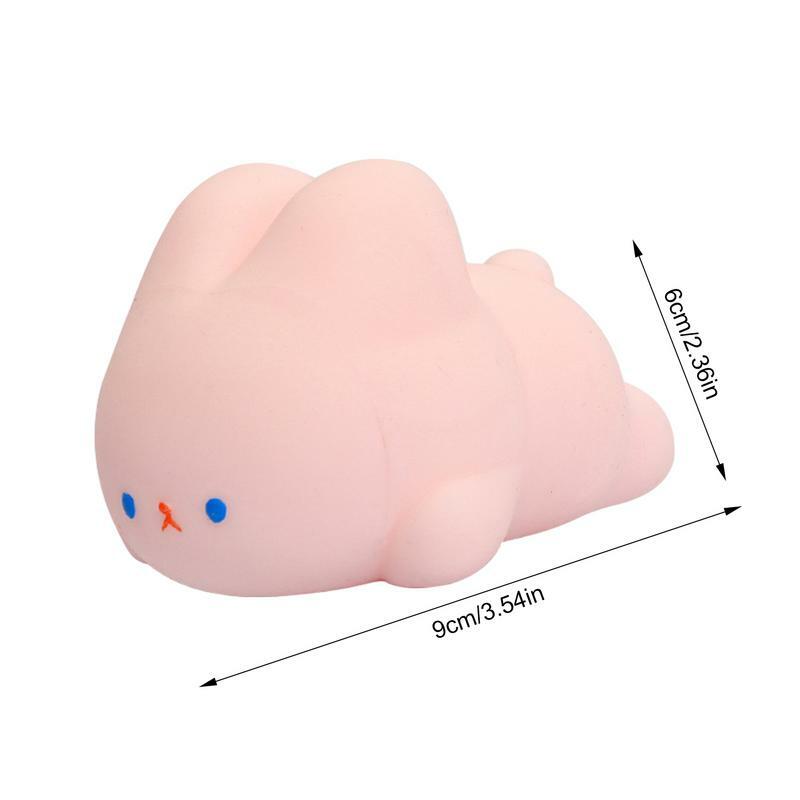 Neuheit Kaninchen Squeeze Spielzeug Hase Zappeln Spielzeug kreative Miniatur sensorische Spielzeug für Kinder Erwachsene