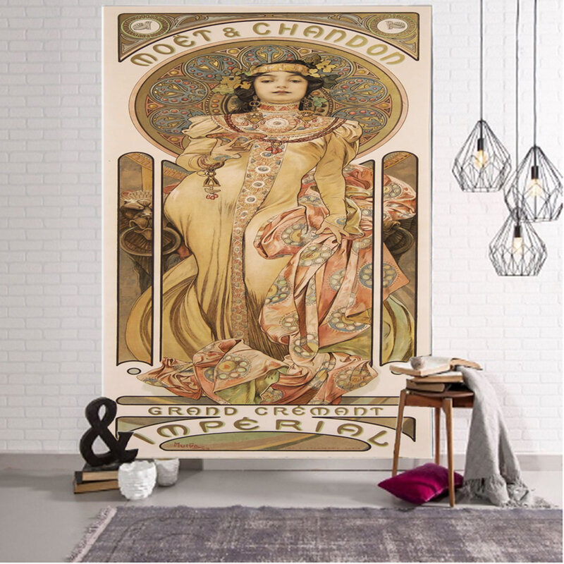 Tarot Fashion Girl Background Decoração Tapeçaria, Figura De Arte Europeia, Decoração Bonita