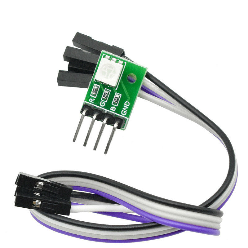 Комплект 5050 SMD RGB фотодиодов, модуль для Arduino, полноцветная коммутационная плата Dupont, перемычка, провода, кабель, электронный 5 В, MCU, сделай сам