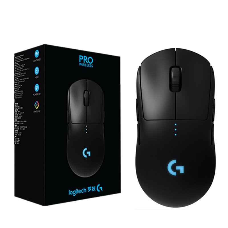 HERO Lightweight Mechanical Gaming Mouse, Sem fio, 25K, Rosa, G Pro X, SUPERLIGHT G PRO, GPW, Novo
