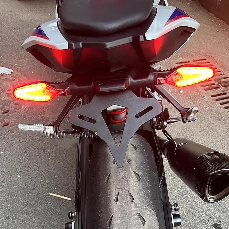 Motorcycle For BMW s1000r S1000R 2021-2023 Rear Tail License Plate Holder LED Light S 1000 RR S1000RR 2019-2022 M1000R 2019-2023