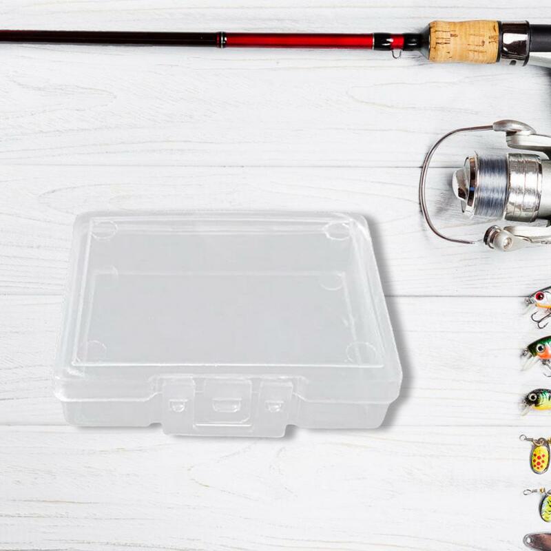 Świetne pudełko na haczyk na ryby można ponownie wykorzystać akcesoria do przechowywania 2 rozmiarach haczyk na ryby schowek na haki pudełku