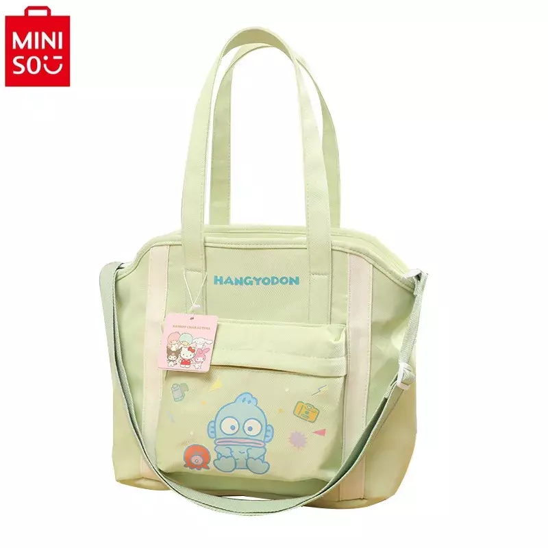MINISO sanrio-Bolsa de almacenamiento multifuncional para mujer, bolsa de equipaje con cordón de gran capacidad, con estampado de Hello Kitty, Jade Gui Dog