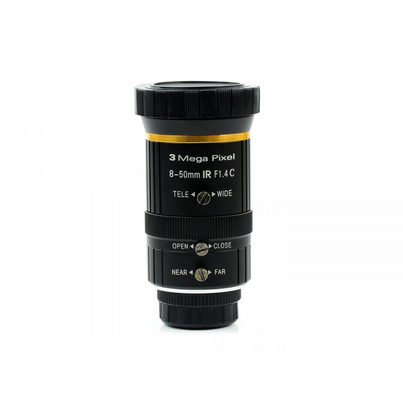 Waveshare 라즈베리 파이 하이 퀄리티 카메라용 줌 렌즈, 8-50mm