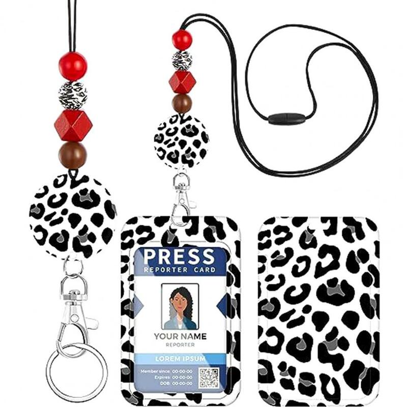 Retractable Badge Holder Versatile Badge Holder with Detachable Safety Buckle Ideal for Business Office School Use Card Holder