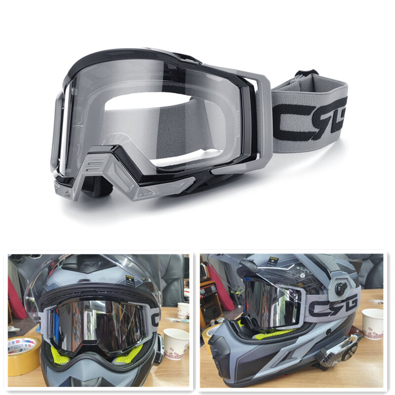 Motocross gogle motocyklowe okulary ATV Off Road motor terenowy odporny na kurz wyścigi okulary anty wiatr okulary MX gogle Gafas