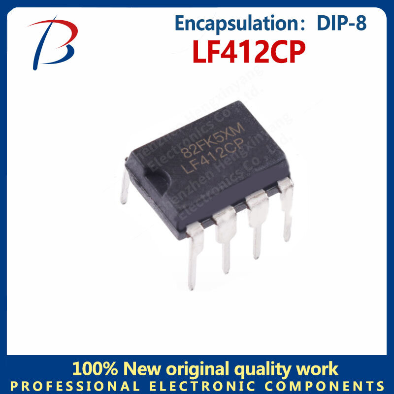 Amplifier Silkscreen penguat operasional LF412CP, penyangga amplifier operasional in-line DIP-8
