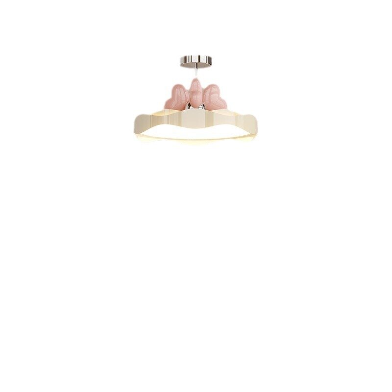 Cream style children's room chandelier girl love modern simple bedroom study eye protection full spectrum ceiling lamp