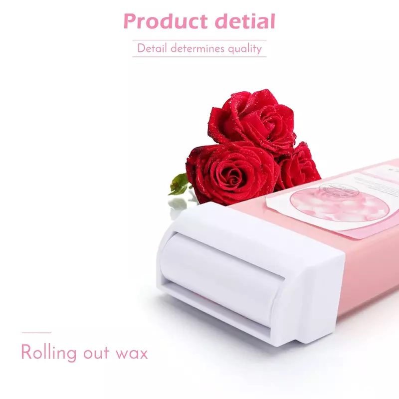 Unisex 100g Roll on Depilatory Wax Cream Hair Removal Roller Wax Heater Waxing Hot Cartridge Warmer Equipment Tool Waxing Kit