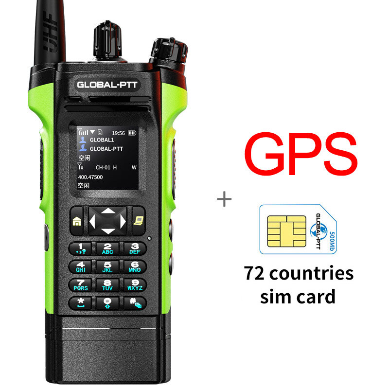 Walkie-talkie bidirezionale di comunicazione 4G satellitare a lunga distanza globale professionale oltre 500KM di autonomia
