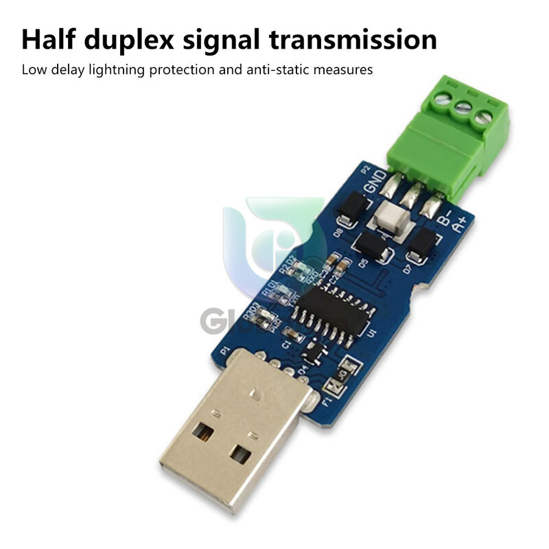Modul komunikasi konverter USB ke RS485 papan ekspansi modul komunikasi CH343G