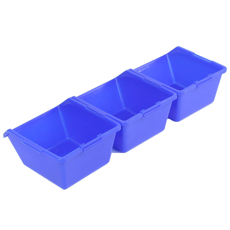 1pcs Storage Bins Garage Tool Organizer Stackable Plastic Containers Box Rack Stacking For Parts Hanging Pegboard Workshop
