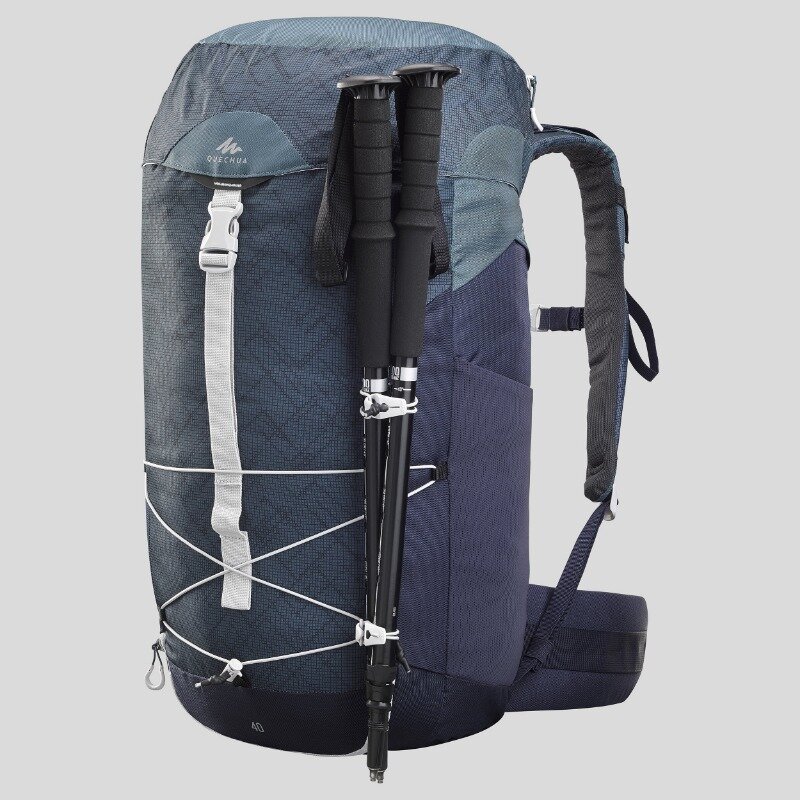 Adult 40 L Hiking Backpack, Unisex, Blue