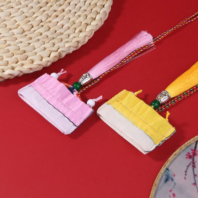 Hanging Neck Women Sachet Smooth Tassel Bedroom Decoration Jewelry Storage Bag Pendant Small Pouch Chinese Style Sachet Girl