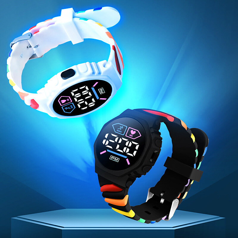 Neue kinder Uhren Farbe Silikon Strap Sport Digitale Elektronik Uhren für Kinder Jungen Mädchen Studenten Kinder Uhr Montre
