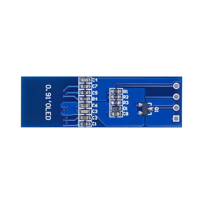 WAVGAT 0.91 cal moduł OLED 0.91 "niebieski biały OLED 128X32 OLED wyświetlacz LCD LED moduł 0.91" komunikacja IIC