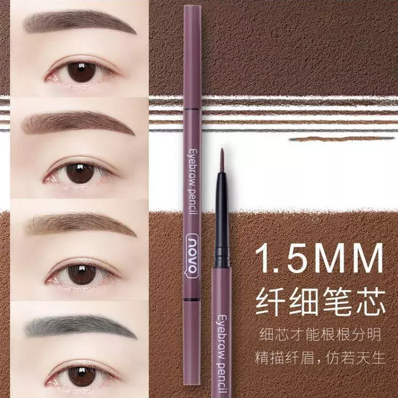 1pcs Ultra Fine Eyebrow Pencil Precise Brow Definer Long Lasting Waterproof Blonde Brown Eye Brow Makeup 4 Colors Maquillaje
