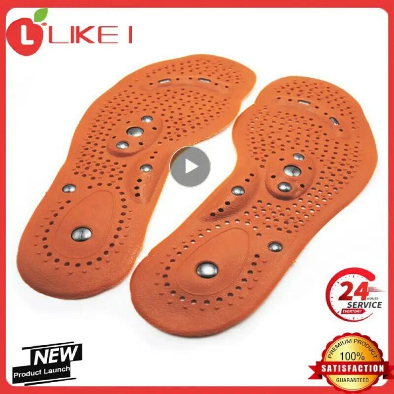 Unisex Silicone Massage Insoles Pad Cushions Foot care  Health Magnetic Therapy Slimming Insol Foot Cushion 35-43 Yards TSLM1