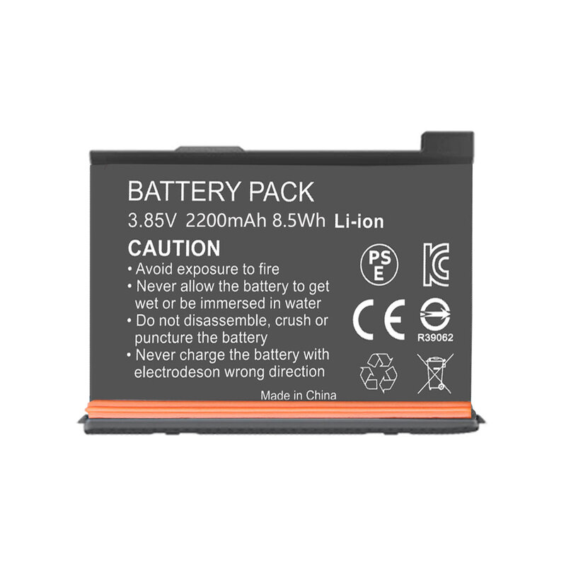 2200mah für insta360 one x3 Batterie 2 Kartens teck platz Batterie Ladebox Panorama Action Kamera Batterien Zubehör