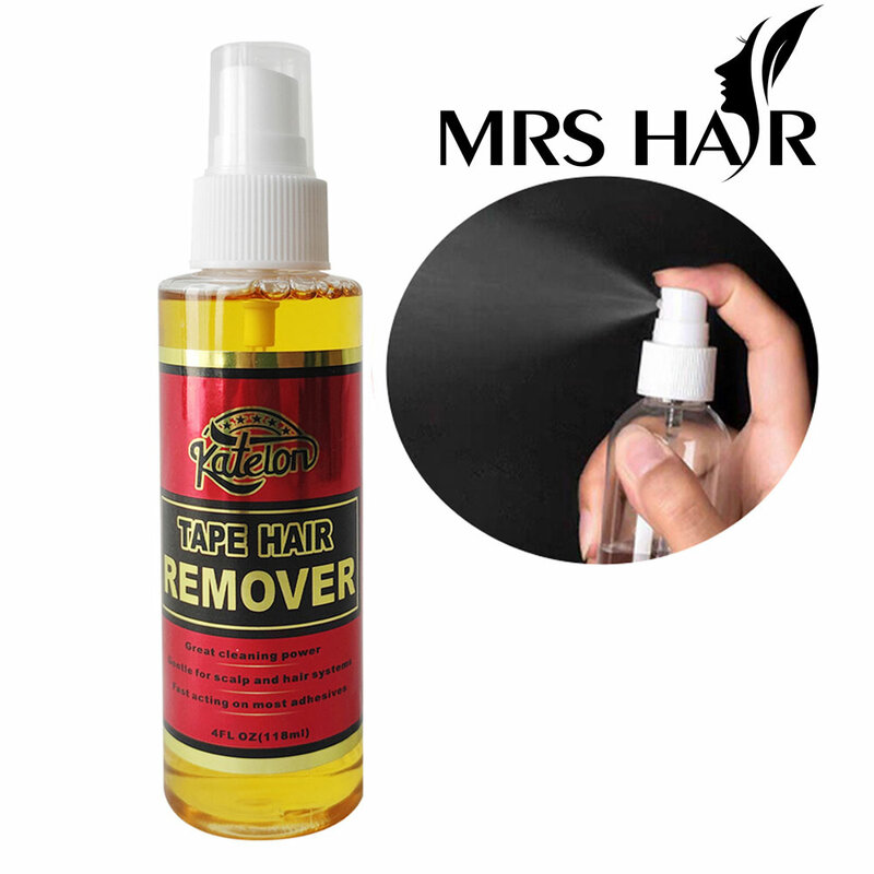 Hair Glue Remover lace wig glue remover for tape hair extension 118ml transparent wig Glue Remover for removing tape glue