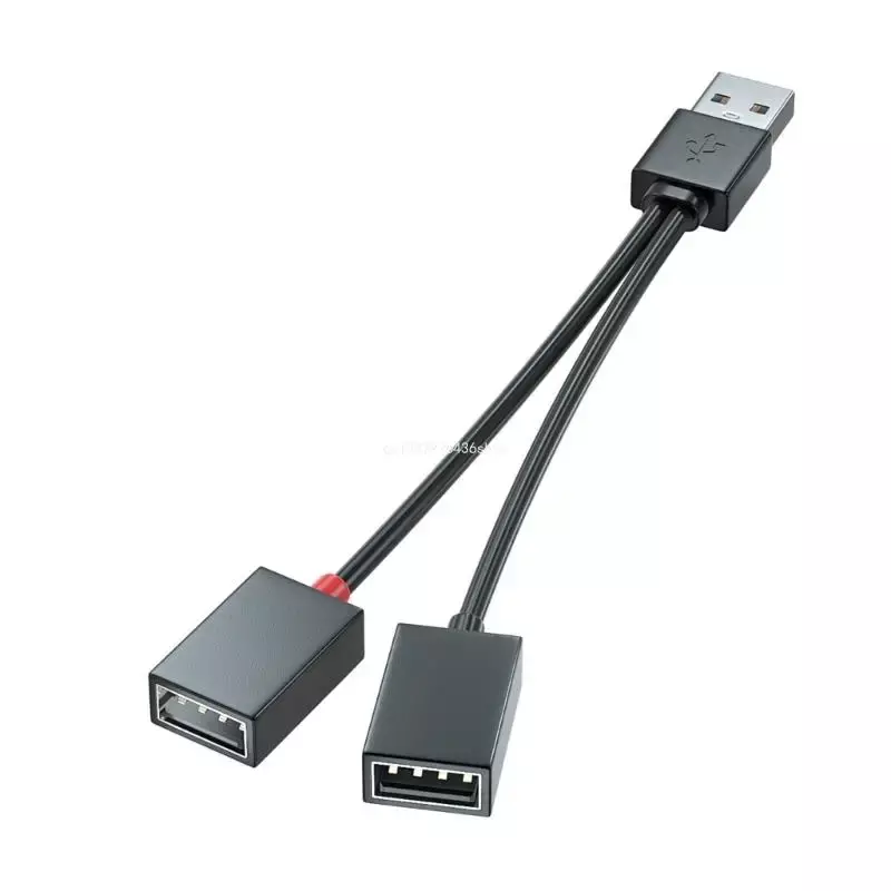 Adaptor kabel Splitter USB untuk mobil, sekolah, Transfer Data kantor Dropship