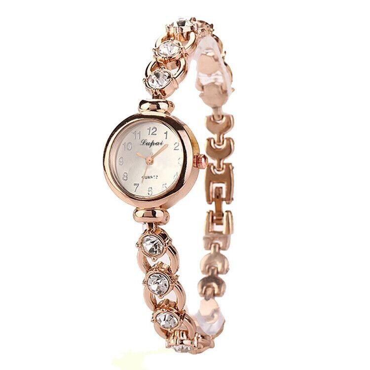 Lvpai-relojes de acero inoxidable para mujer, pulsera de cuarzo con diamantes de imitación, de lujo, a la moda, gran oferta, 2023