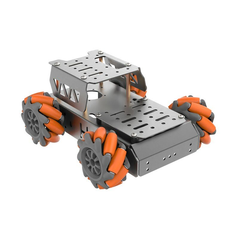 Mecanum-Kit de chasis de rueda de coche con Motor TT, marco de aleación de aluminio, Kit de coche inteligente para educación DIY, Kit de coche Robot, Hiwonder
