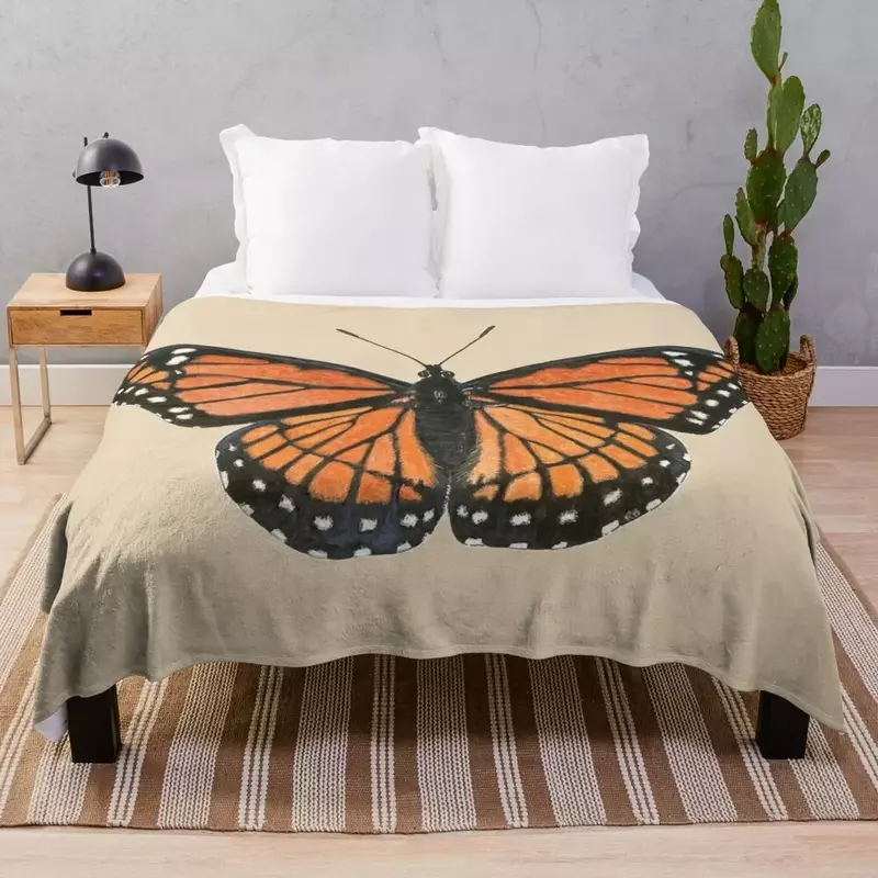 Monarch Schmetterling werfen Decke Decken für Bett flauschige benutzer definierte Decken