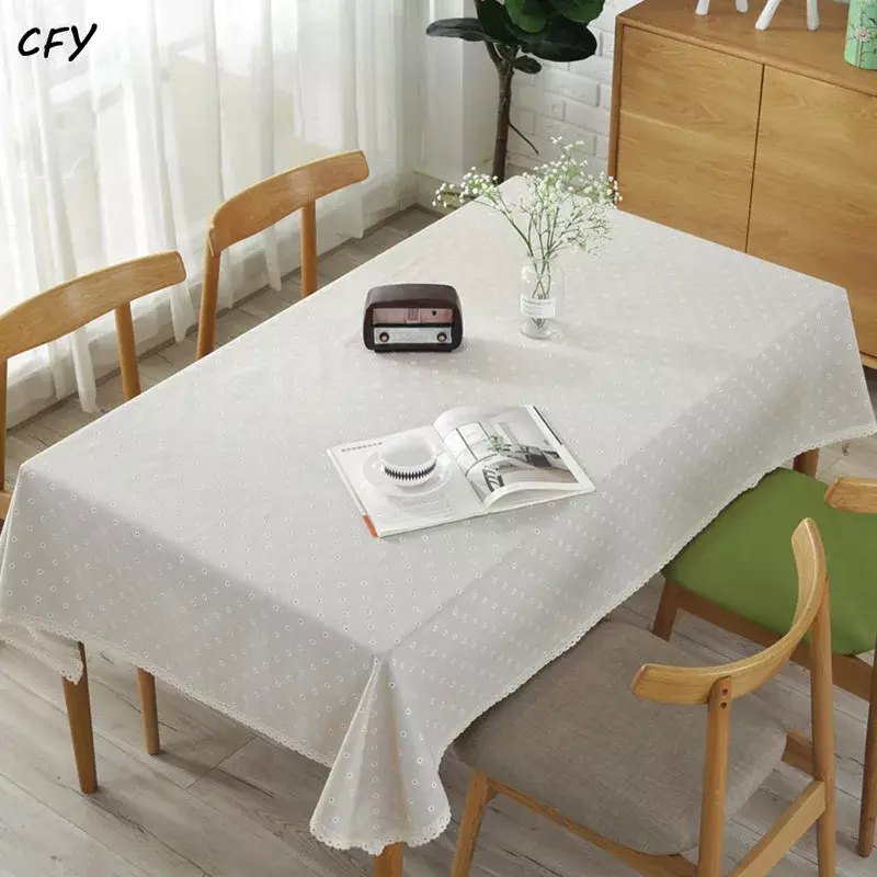مفرش طاولة كتان قطني مستطيل ، ديزي أبيض ، وسادة طاولة شاي ، قماش وجبة ، خلفية صورة ، قلادة ، ريفية
