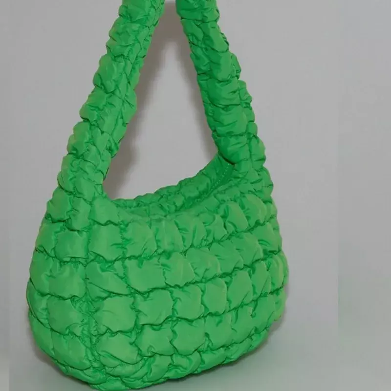 Frühling und Sommer lässig Süßigkeiten Farbe Achsel Tasche plissiert eine Schulter Handtasche weiblich
