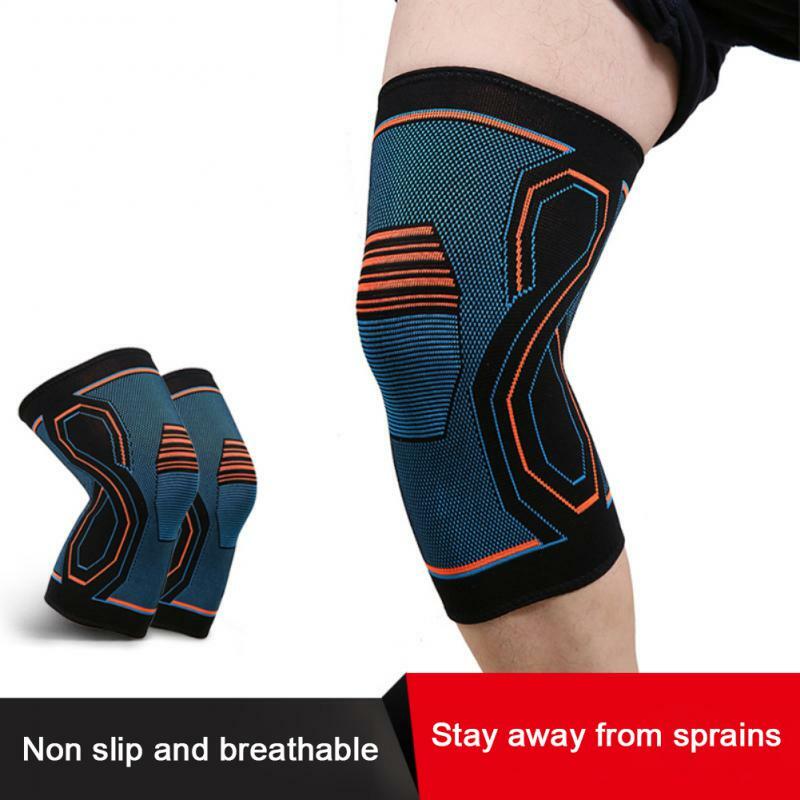 Anti Slip Nylon Knee Pads, Suporte confortável de usar, Sport Pad, Opp Bag Embalagem