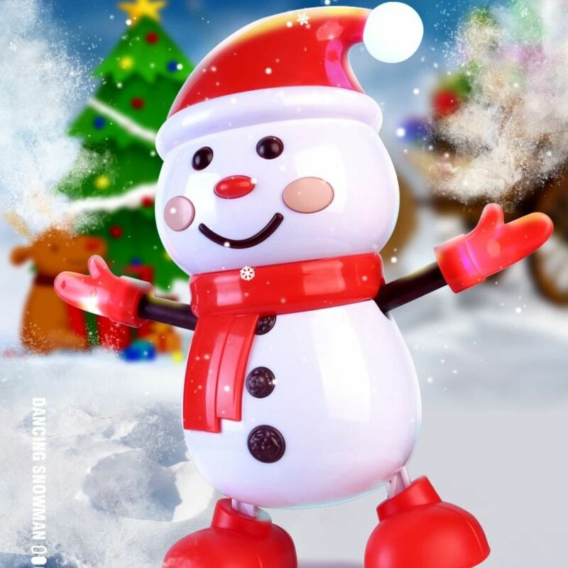 Brinquedos interativos para crianças, canto elétrico e dança, Papai Noel, boneco de neve, presentes de Natal, novo