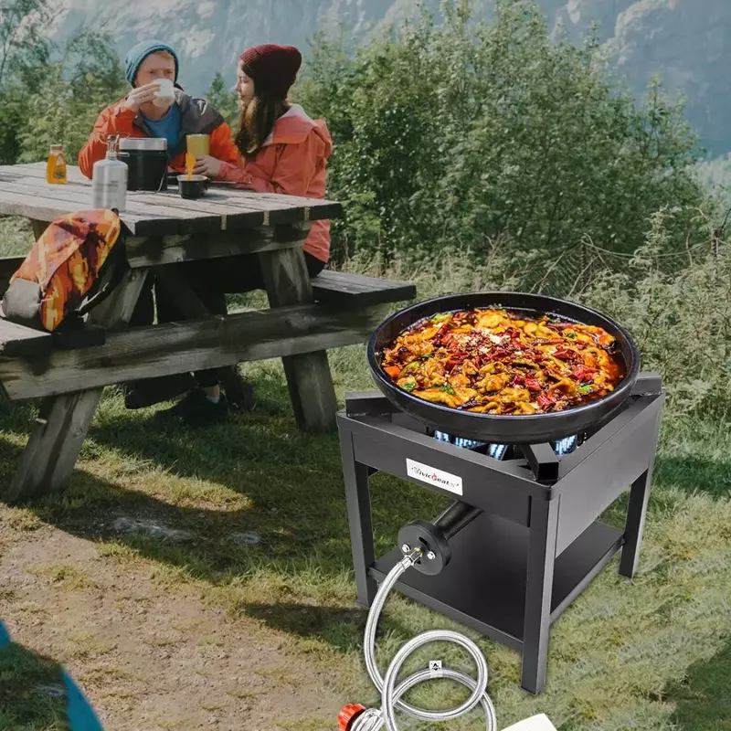 Camping Camp Range Chef Griddle Outdoor Kitchen Garden grill propane gas 20PSIG high pressure cook Stove Burner Freight free