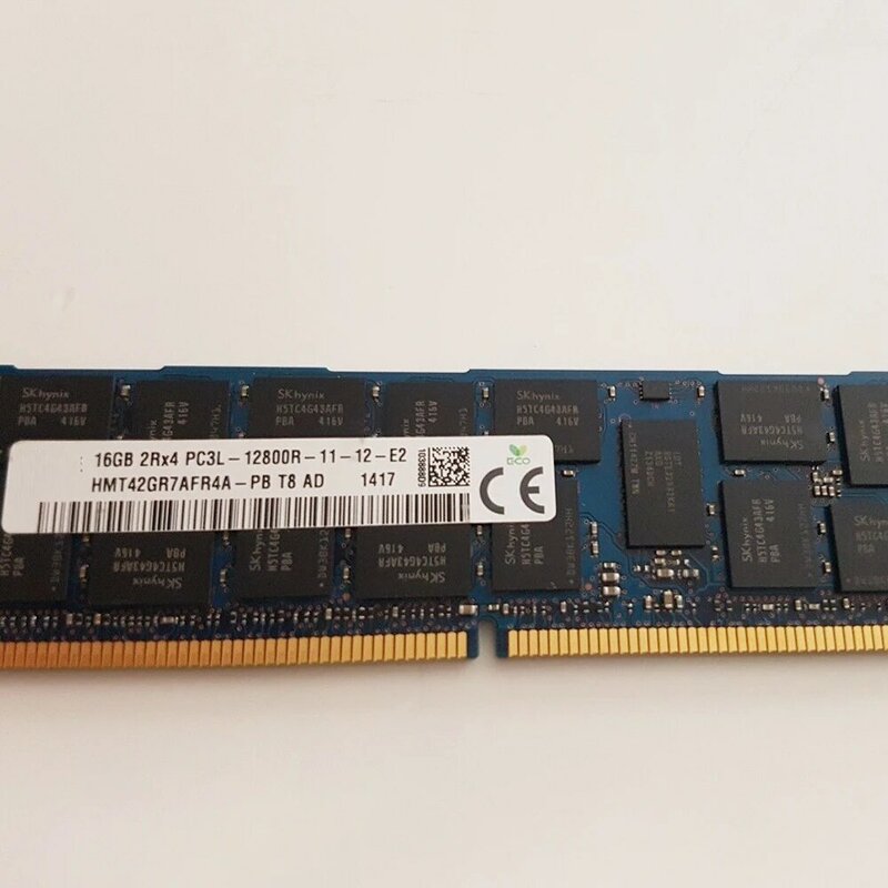 1PCS RAM 16GB 16G 2RX4 PC3L-12800R ECC REG HMT42GR7AFR4A-PB Server Memory High Quality Fast Ship