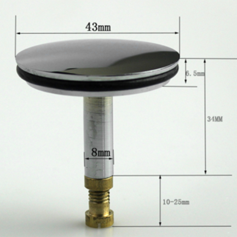 1/3 шт. 43 мм латунный сливной фильтр для ванной комнаты