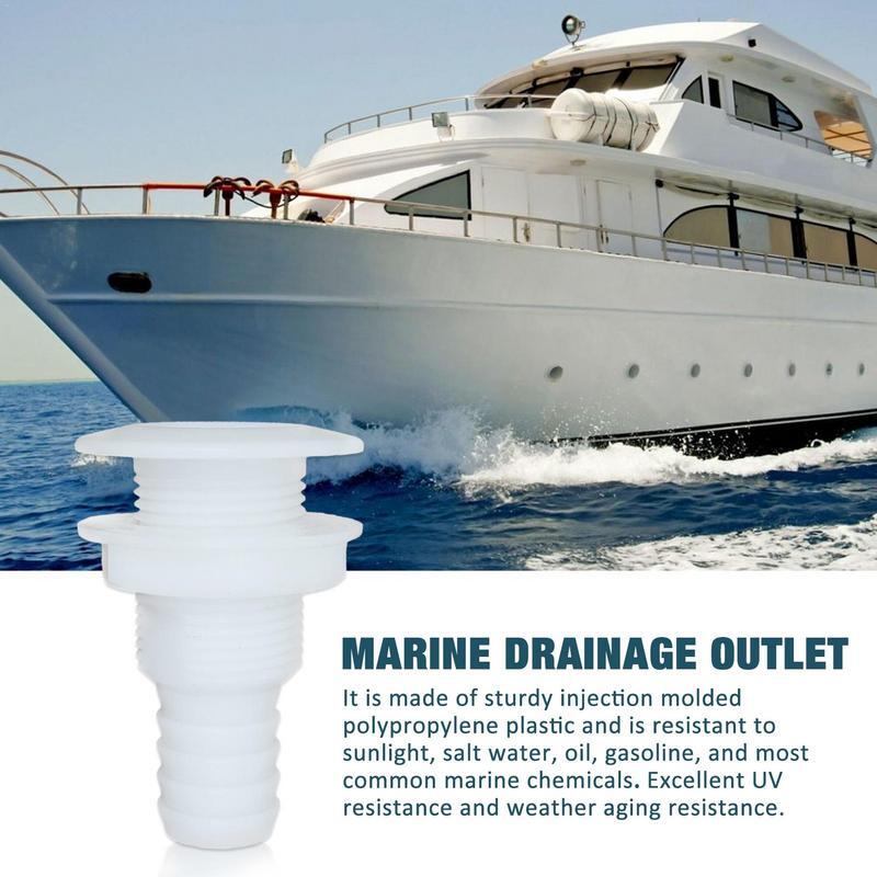Boot Afvoer Uitlaat Marine Nylon Slang Connector Jacht Thru-Romp Bilge Duurzame Ventilatie Marine Jacht Zeil Hardware Accessoires