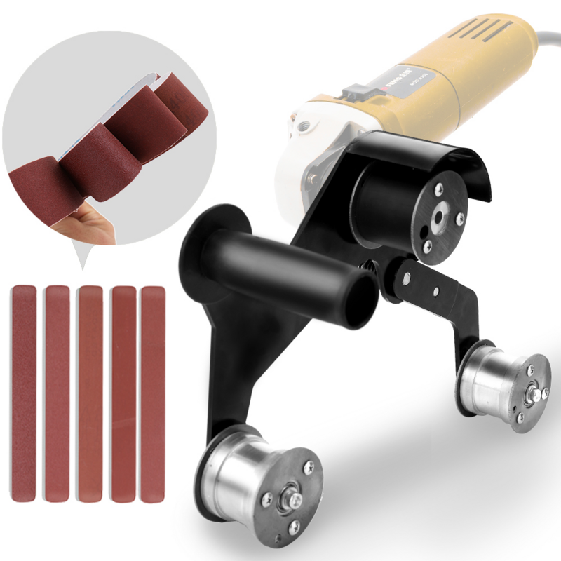 Accessori per adattatori per nastri abrasivi per smerigliatrice angolare in ferro adattatore per nastro abrasivo multifunzionale della levigatrice per levigatura