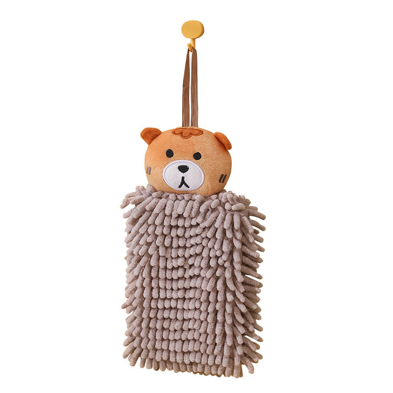 Adorable Cartoon Bilus Chenille Towel - The Perfect Hand-Wiping Ball for Cute Animal Lovers