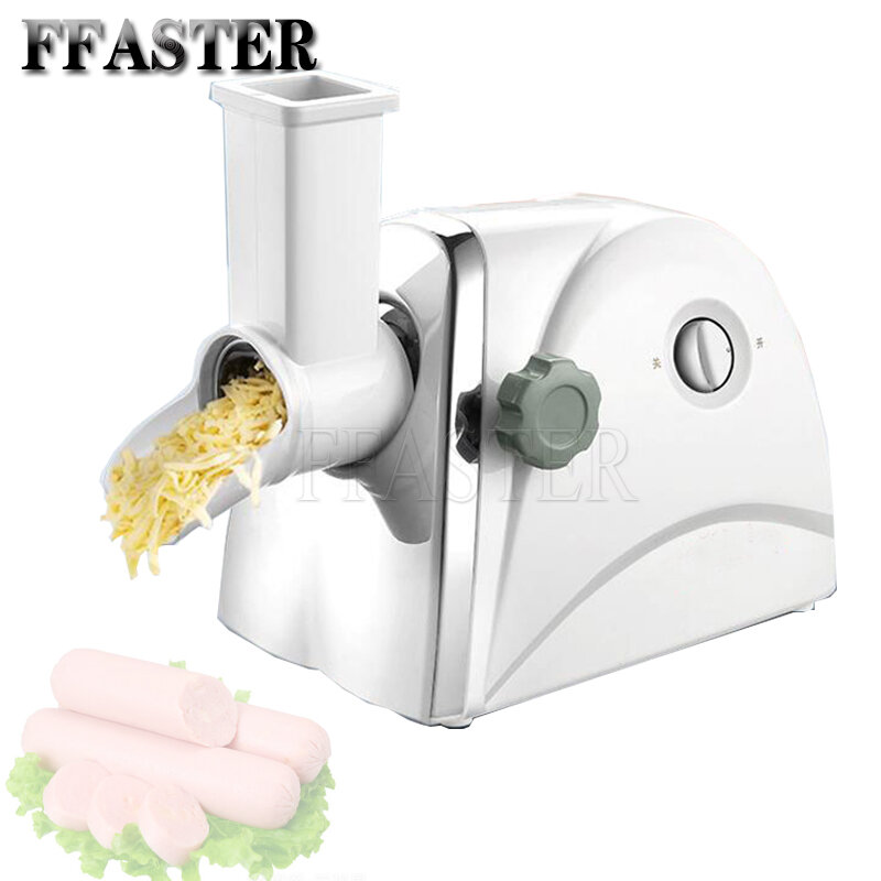Máquina trituradora de queso eléctrica, rallador de queso, rebanadora multifuncional, 220V