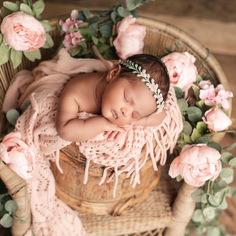 Newborn Photography Props Wrap Accessories Soft knitted fringe blanket Neonate Photo Flokati Posing Prop Shoot Studio Accessory