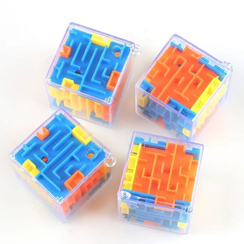 뜨거운 3 차원 미로 큐브 퍼즐 미로 장난감 범용 3D 큐브 롤링 볼 게임 미로 장난감 어린이 교육