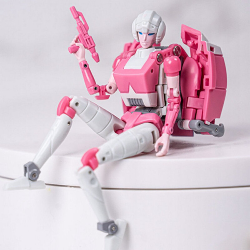 Dr. WU-MS-30 MS30 AMIE Arcee MechanicToy MFT Transformer Mini G1, figura de acción, modelo de Robot de colección, juguetes deformados, regalos
