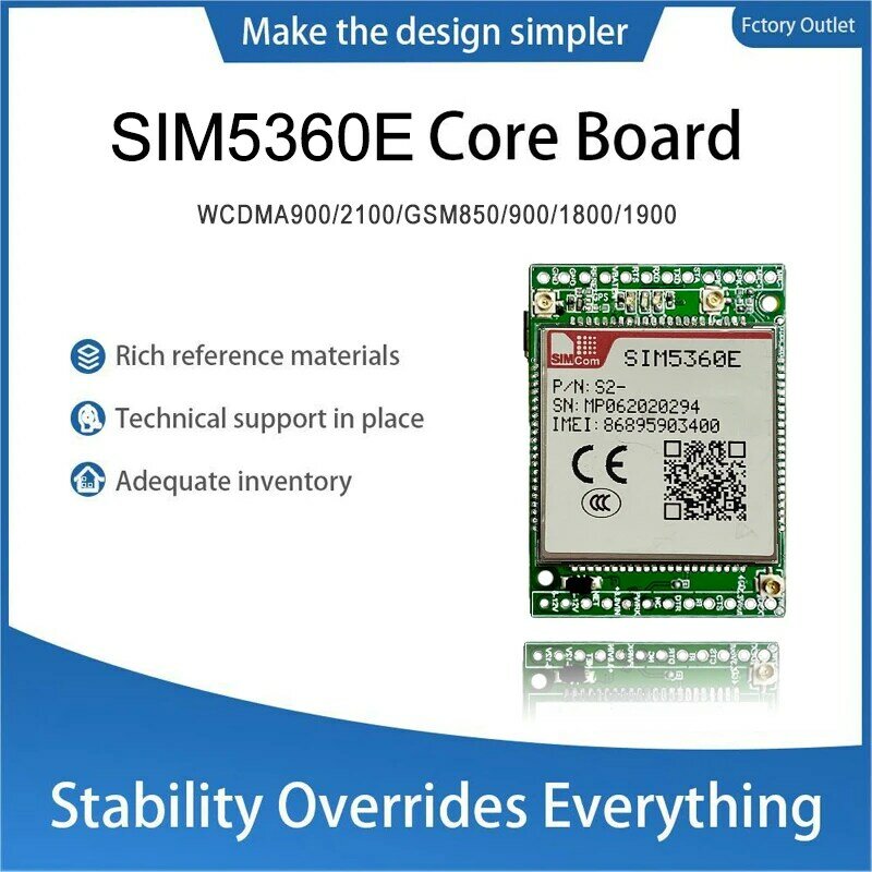 SIM5360E коммутационная плата board core board WCDMA модуль