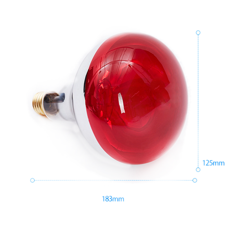 275W Beauty Salon Infrared Heat Lamp Bulb For Health Pain Relief Therapy 220V