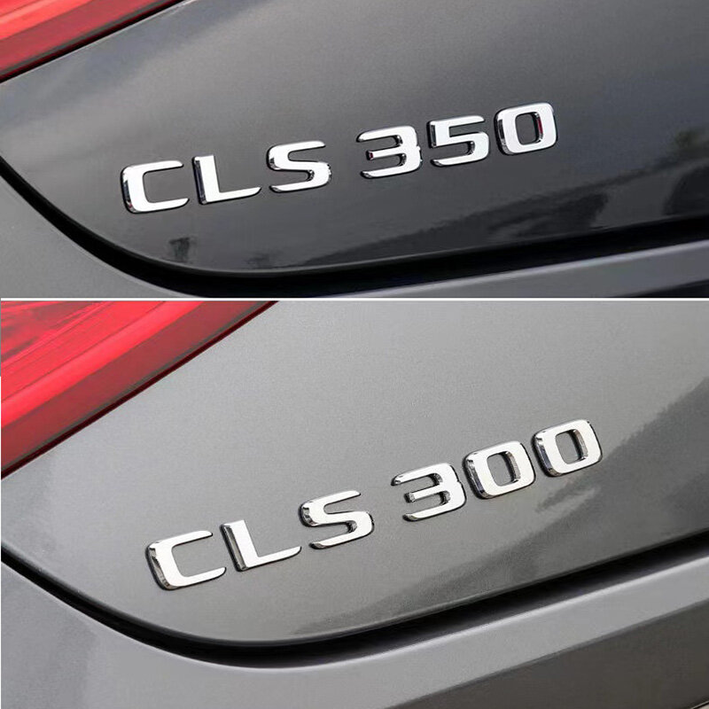 ABS صندوق السيارة حروف شعار ملصق ، شارة ، شعار ، مرسيدس بنز CLS53 ، CLS63 ، CLS300 ، CLS400 ، CLS350 ، 4Matic ، W218 ، W219 ، W257
