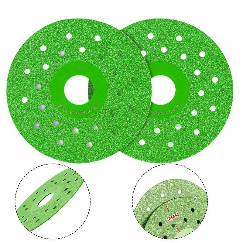 2Pcs 100mm Cutting Disc Saw Blade Polishing Grinding Wheel For Glass Marble Ceramic Tile Jade Cutting Tools Angle Grinder Parts