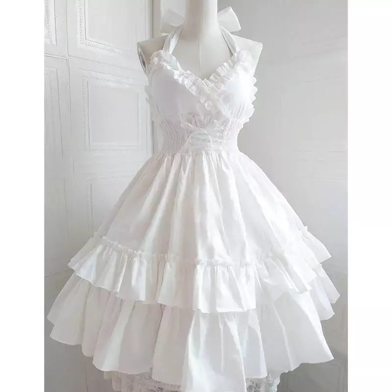Классическая элегантная юбка на бретелях y2k, платье лолиты в стиле ретро, Мягкая юбка для сестры, юбка на бретелях для зимы, модное сексуальное платье