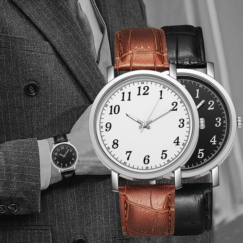 Herren uhr Business Casual Sport uhr einfache Mode Leder armband Quarz Armbanduhr Relogios Masculino Herren uhr Relojes